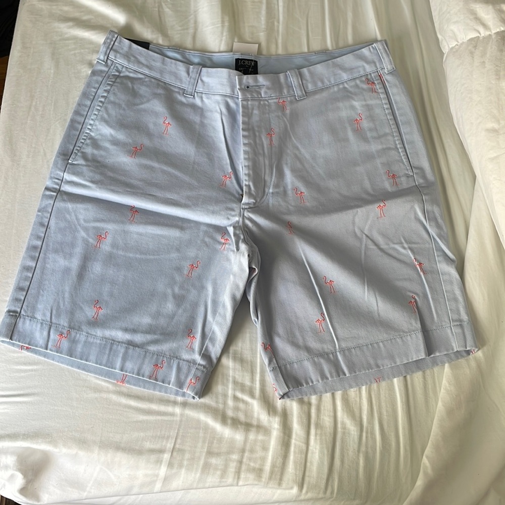 NWT Mens J.Crew Gramercy 9”Inseam Light Blue Short Size 35W